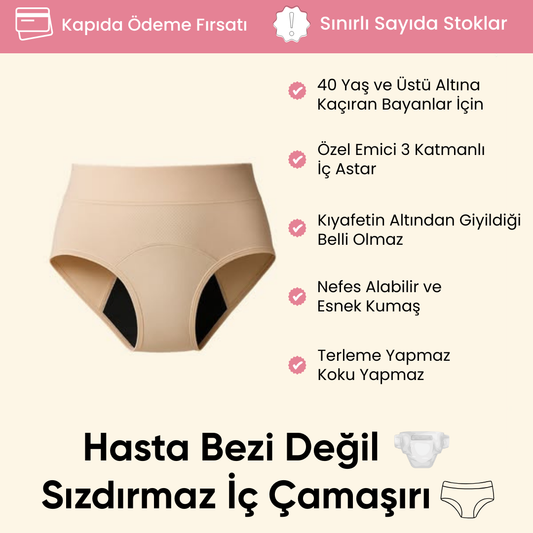 EveryDryies™ Sızdırmaz & Korumalı İç Çamaşırı - 5 Adet 1599 TL