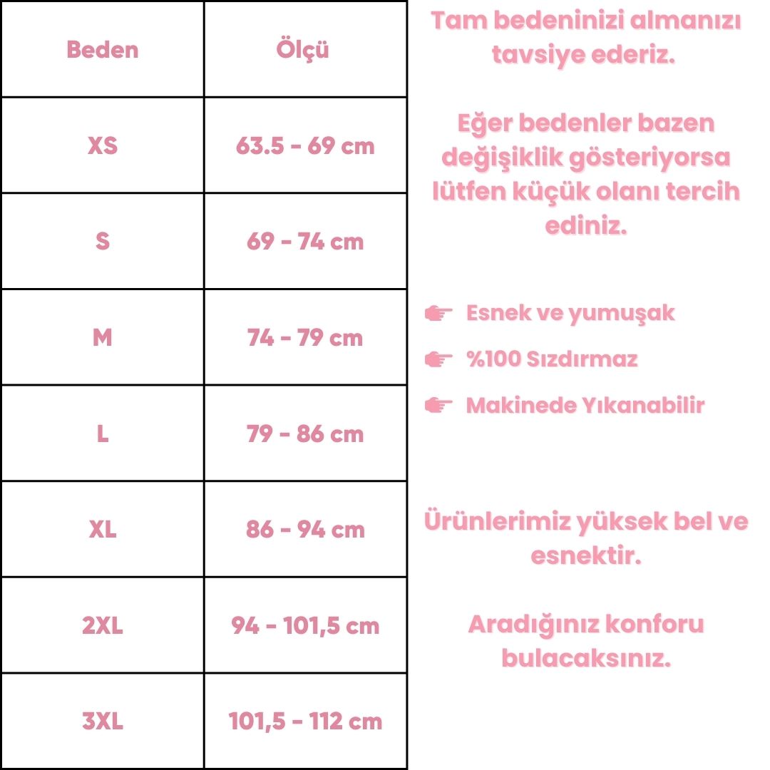 EveryDryies™ Sızdırmaz & Korumalı İç Çamaşırı - 5 Adet 1599 TL